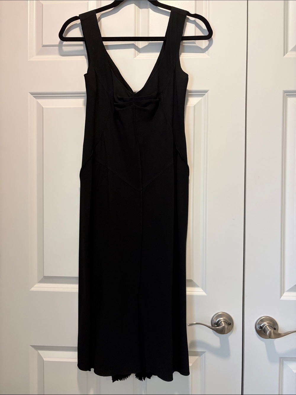 Prada NWT Sleeveless V-Neck Dress with stunning darts and pleats orig $1,240